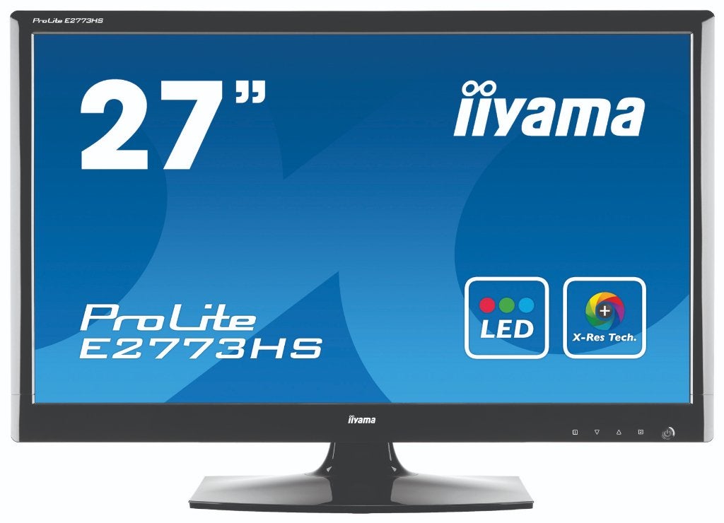 Grote 27 Inch IIyama Prolite E2773HS Speakers + HDMI, Computers en Software, Monitoren, HDMI, Gebruikt, Kantelbaar, 101 t/m 150 Hz