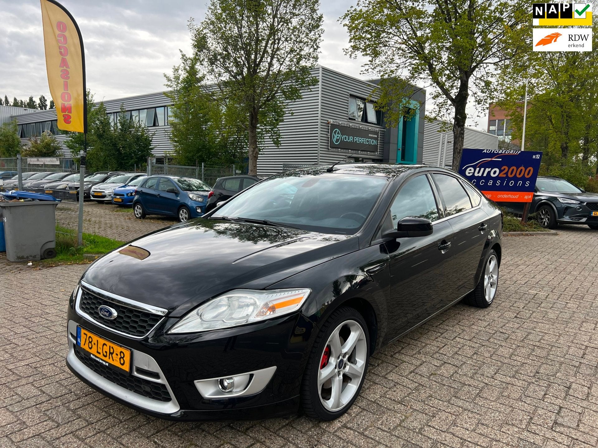 Ford Mondeo 2.0 SCTi Limited Sport - AUTOMAAT - LUXE !, Euro 5, Gebruikt, Zwart, 4 cilinders