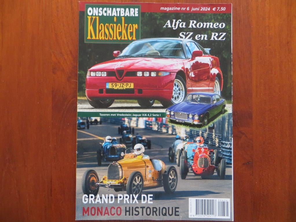 Onschatbare Klassieker 6 2024 Alfa Romeo SZ – RZ, Jaguar XJ6, Ophalen of Verzenden, Nieuw, Alfa Romeo