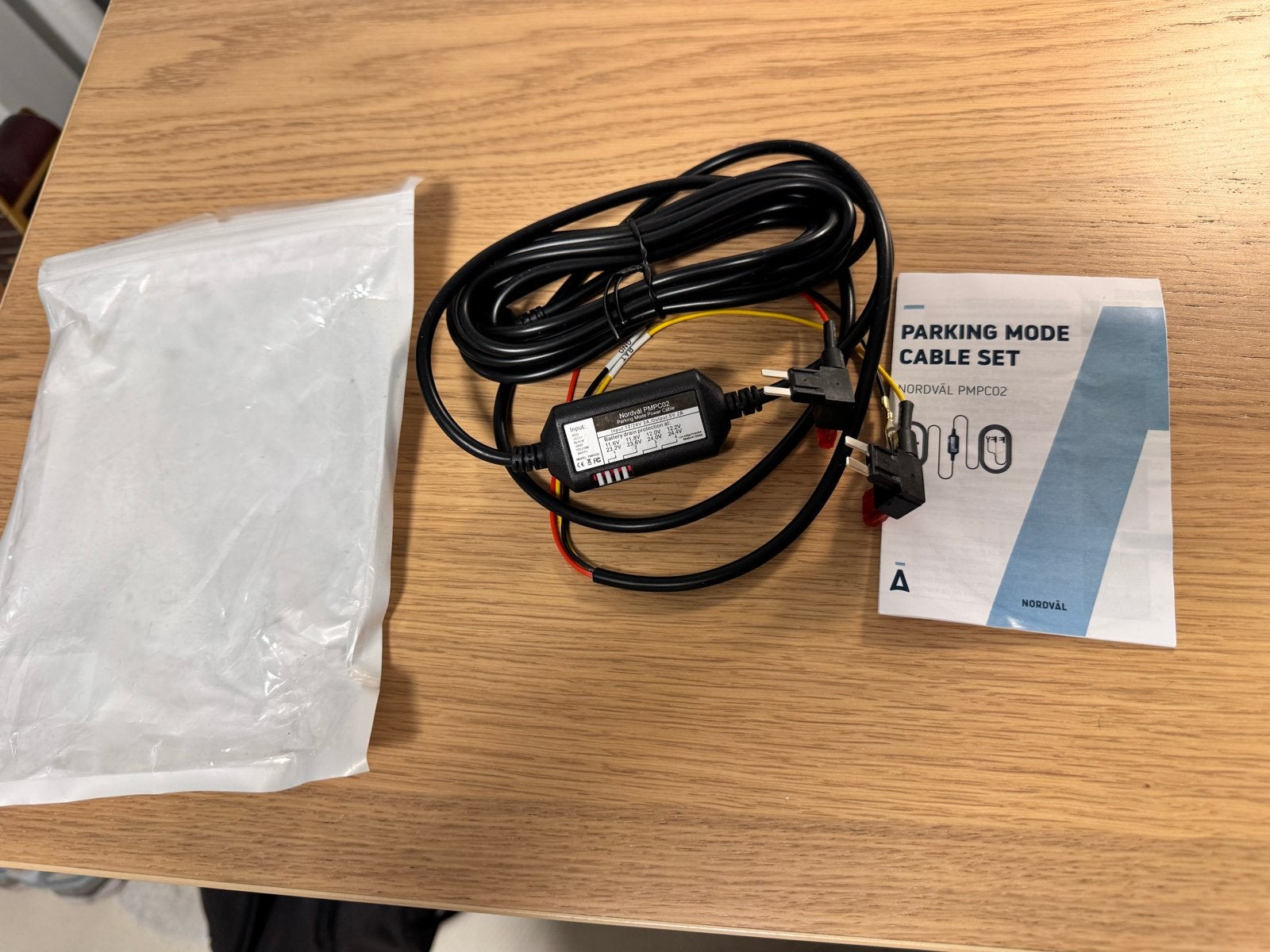 Nordval PMPC02 Parkeermodus Kabelset voor Dashcam, Auto diversen, Ophalen, Nieuw