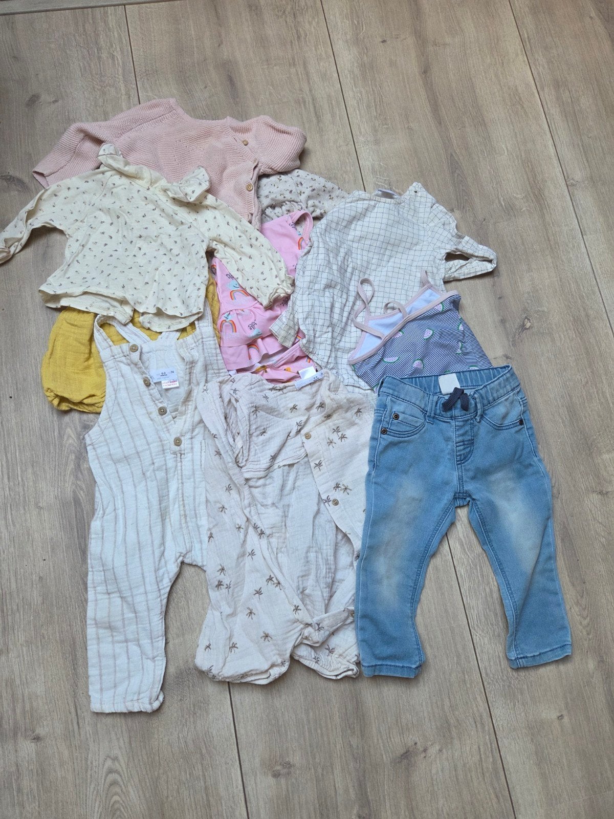Kledingpakket meisje maat 68/74 - diverse setjes, Kinderen en Baby's, Babykleding | Overige, Ophalen of Verzenden, Gebruikt, Diverse