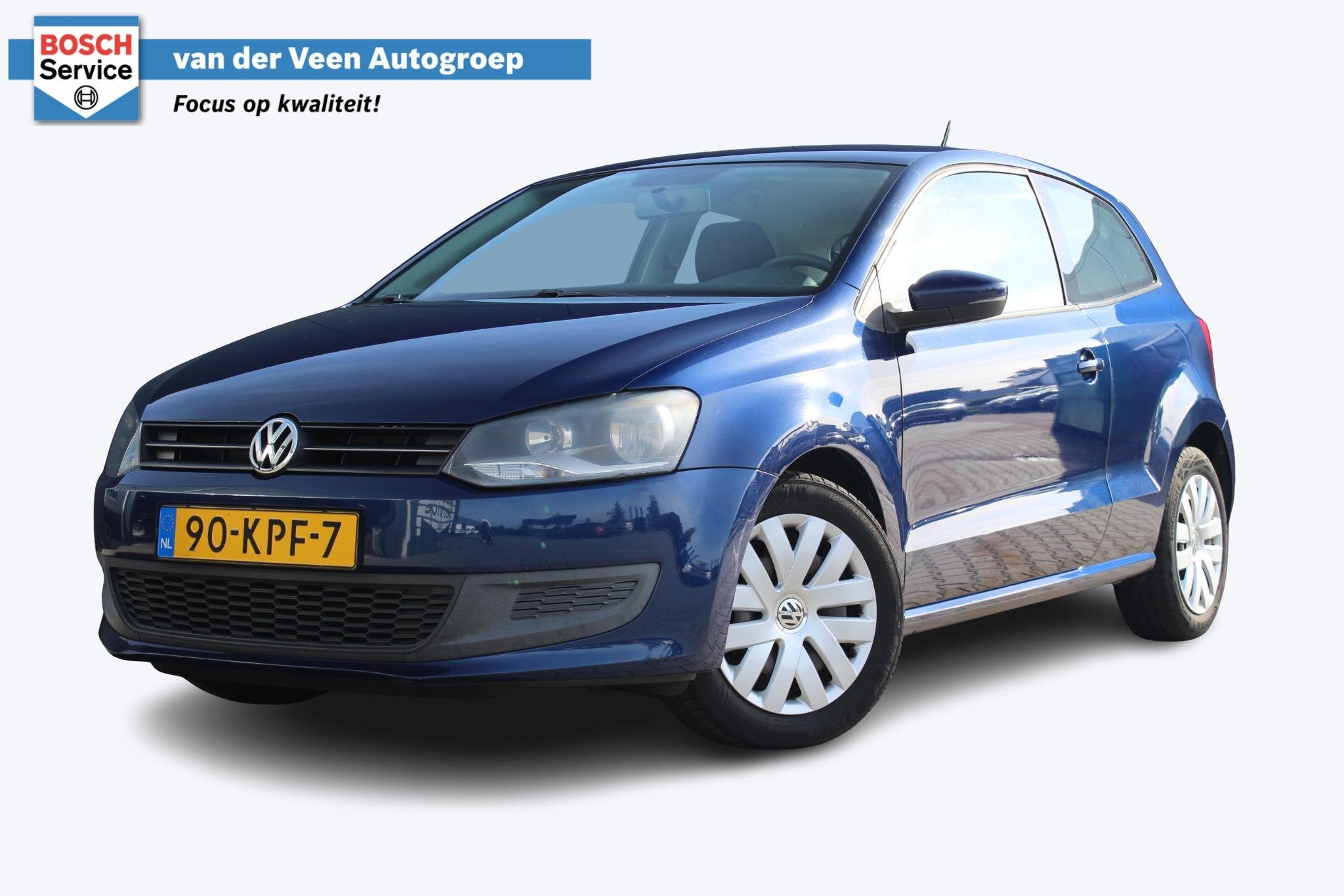 Volkswagen Polo 1.4-16V Comfortline Airco | Cruise control |, Voorwielaandrijving, Zwart, 4 cilinders, Blauw