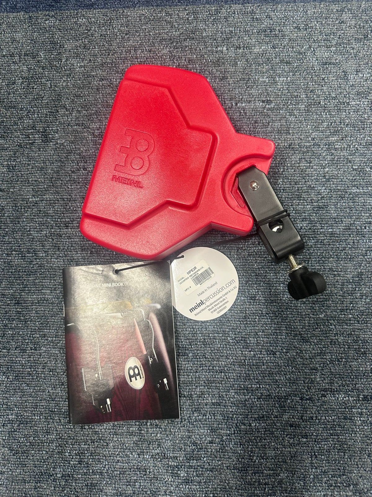 Meinl Percussion Block MPE2R - Low Pitch Rood, Ophalen of Verzenden, Nieuw, Overige soorten