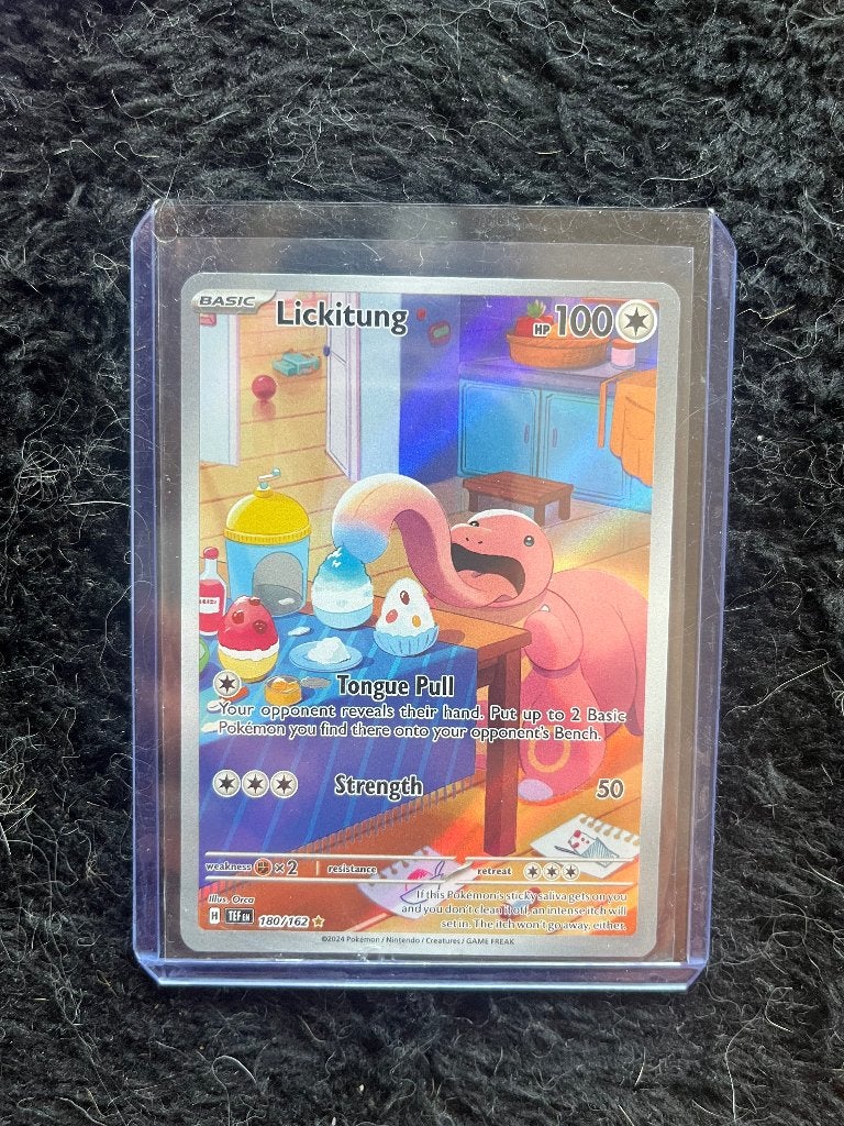 Pokémon - Lickitung 180/162, Ophalen of Verzenden, Nieuw, Speelkaart(en)