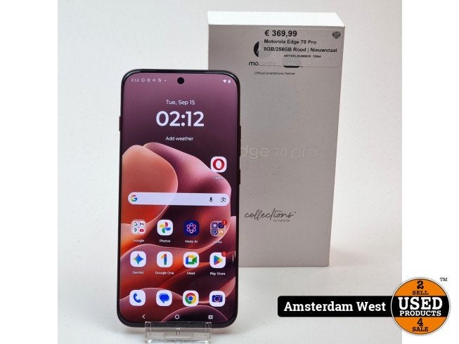 Motorola Edge 70 Pro 8GB/256GB Rood | Nieuwstaat, Telecommunicatie, Motorola, Zo goed als nieuw, Support@motorola.com, 222 W. Merchandise Mart Plaza
Suite 1800
Chicago, IL 60654
United States