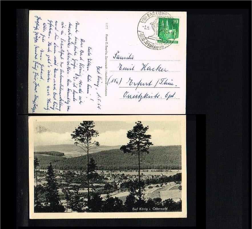 18: Uitzoeken FDC/envelop/kaart enz Duitsland 1951-1963, Ophalen of Verzenden, Rest van de wereld