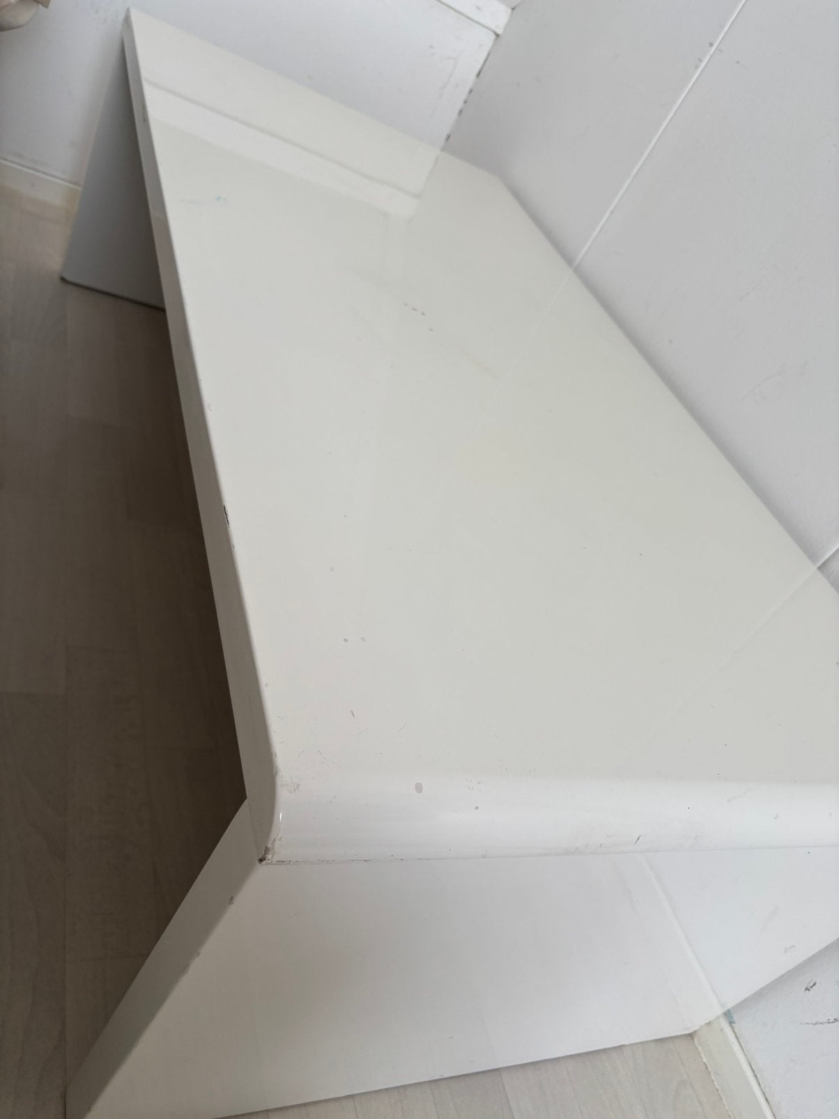 Salontafel hoogglans met gebruikersporen, Ophalen, 100 tot 150 cm, 50 tot 100 cm, Zo goed als nieuw
