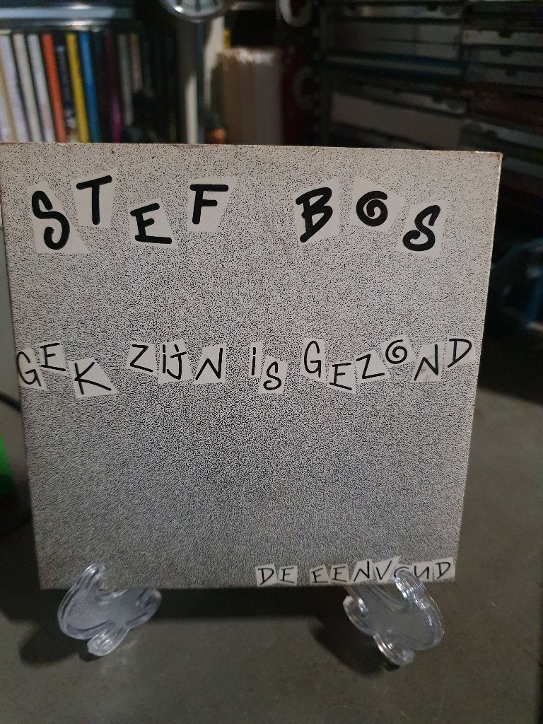 Stef Bos gek zijn is gezond cd single, Ophalen, Zo goed als nieuw, Nederlandstalig