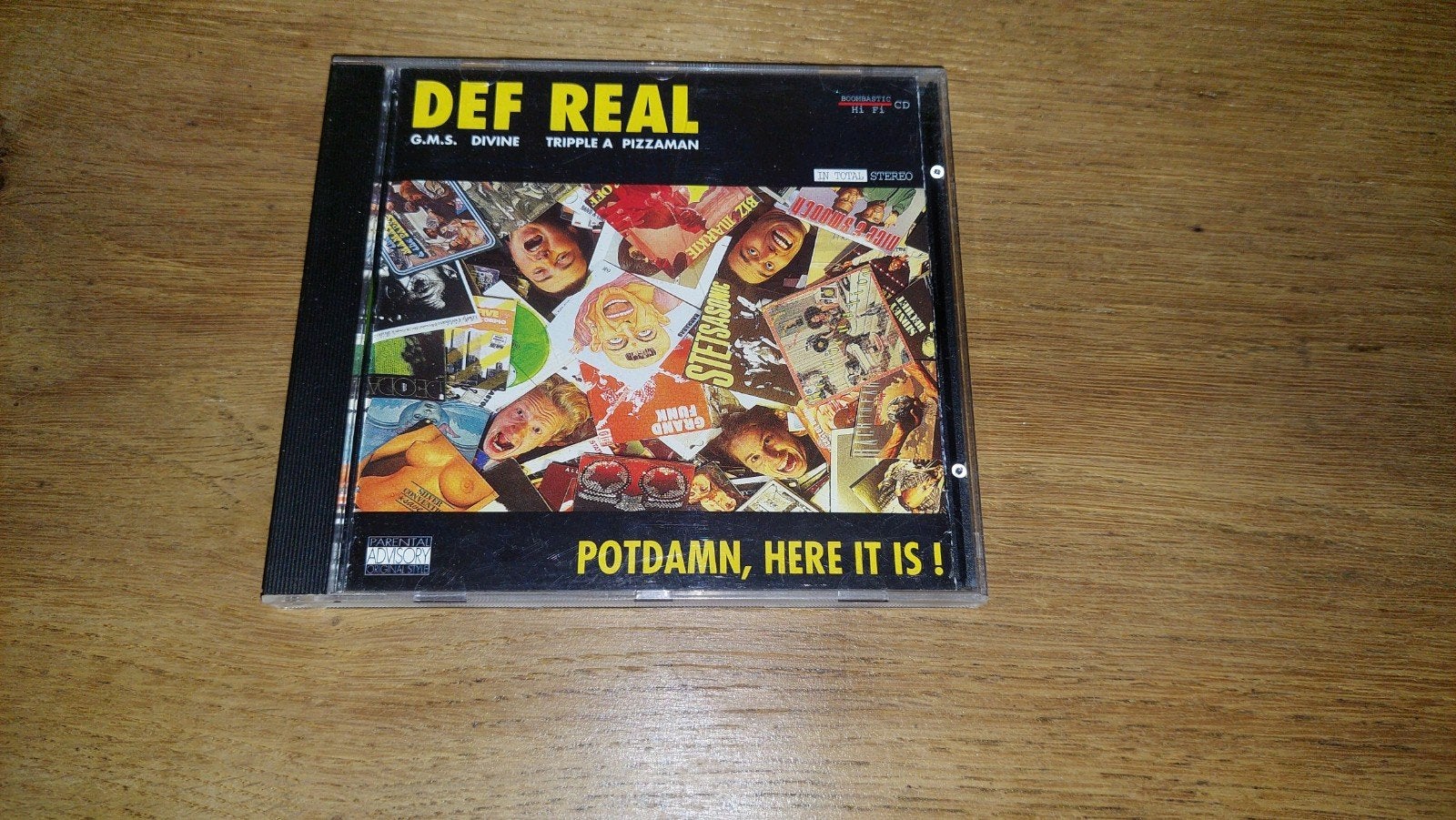 Def Real, Potdamn here it is. Krasvrij, Verzenden, Gebruikt