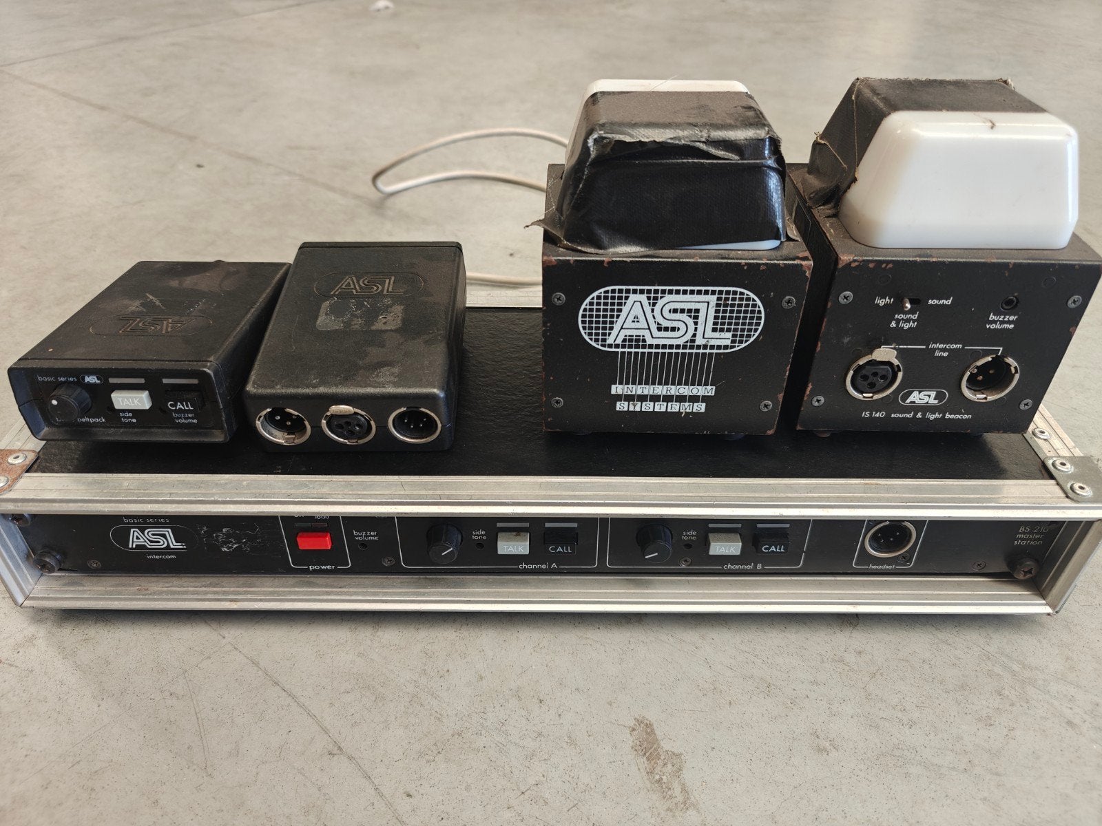 ASL intercom set, Ophalen of Verzenden