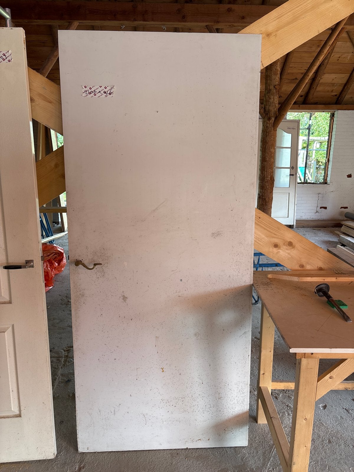 Gebruikte binnendeur 210.6x92.6 cm, Ophalen, Gebruikt