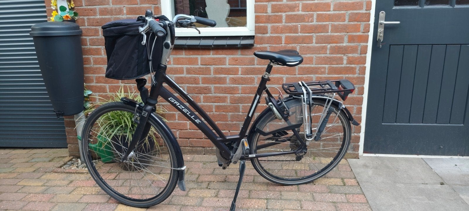 Gazelle Fuente damesfiets, Fietsen en Brommers, Fietsen | Dames | Damesfietsen, Ophalen, Gebruikt, Velgrem, Versnellingen