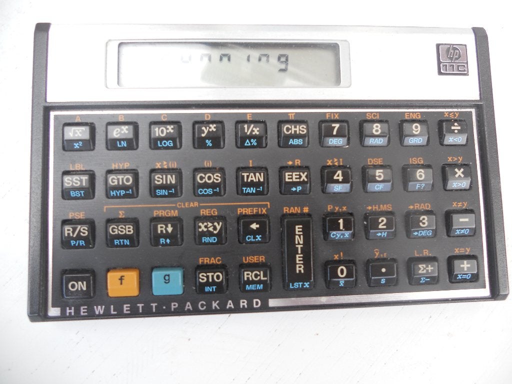 HP11C   HEWLETT PACKARD VINTAGE CALCULATOR, Computers en Software, Ophalen, Gebruikt