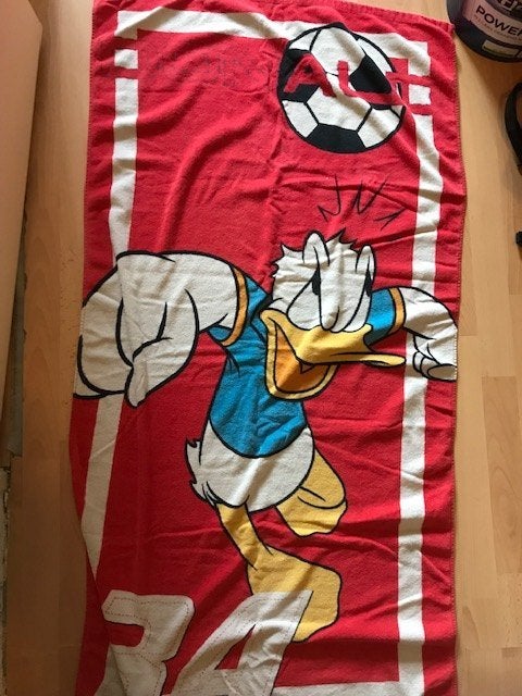 Badlaken Donald Duck, Ophalen of Verzenden, Gebruikt