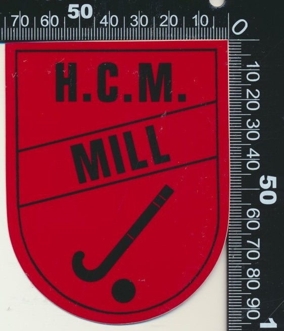 Sticker: HCM Mill, Ophalen of Verzenden, Zo goed als nieuw, Sport