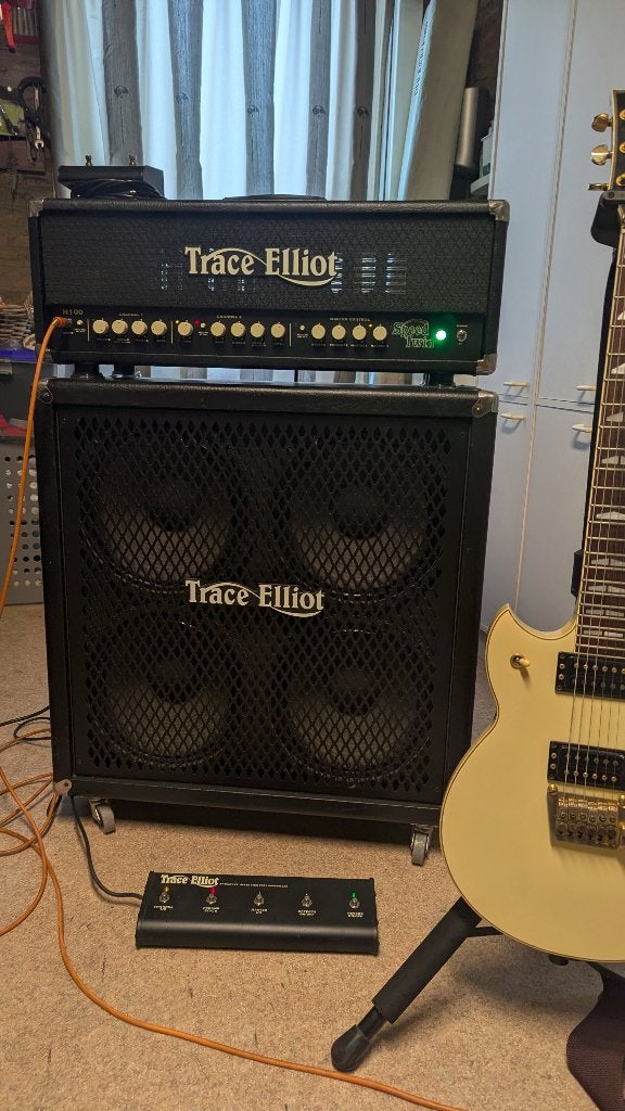 Trace Elliot Speedtwin Halfstack, Ophalen, Gebruikt, Gitaar, 100 watt of meer