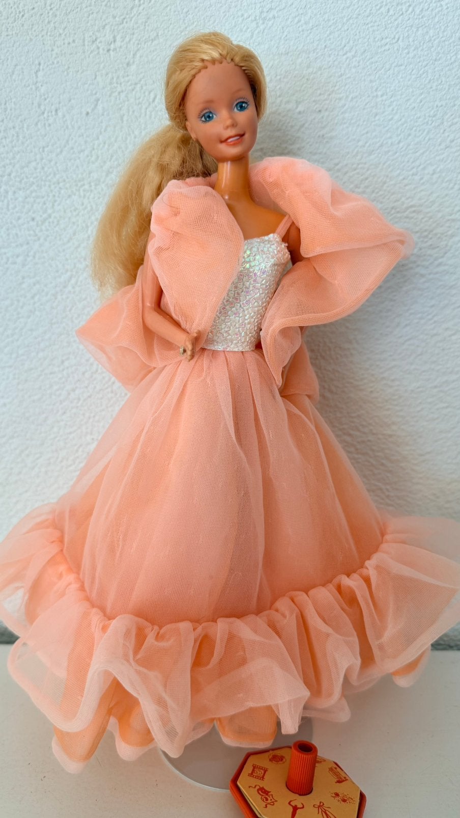 Vintage Barbie Peaches ‘n Cream, Verzamelen, Poppen, Ophalen of Verzenden, Zo goed als nieuw, Kleertjes