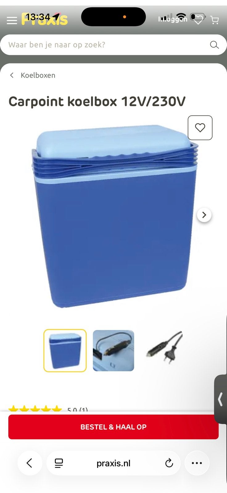 Carpoint koelbox, Ophalen, Zo goed als nieuw, Koelelement