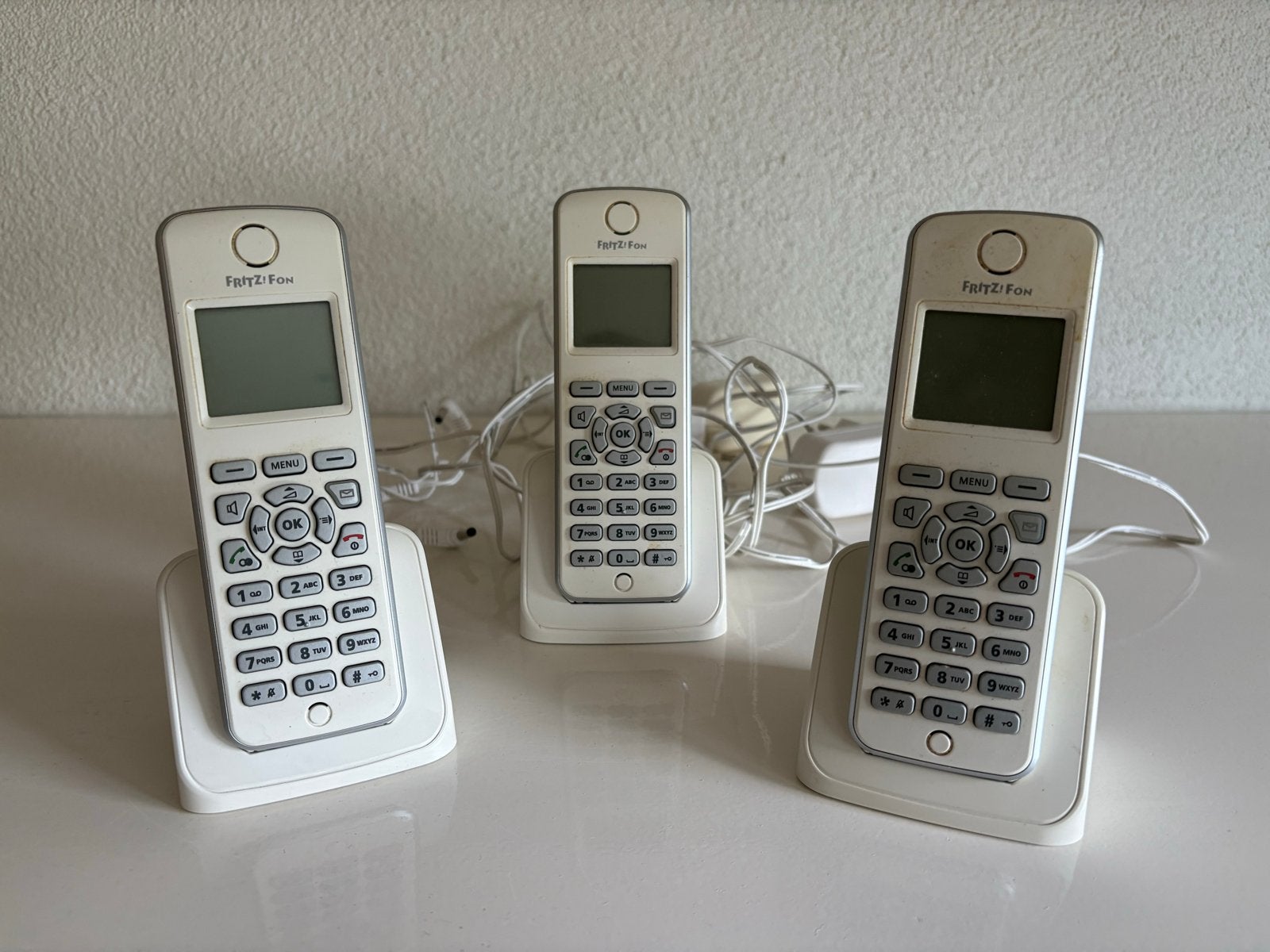 FRITZ!Fon DECT Telefoon Set - 3 Handsets, Ophalen, Gebruikt, 3 handsets