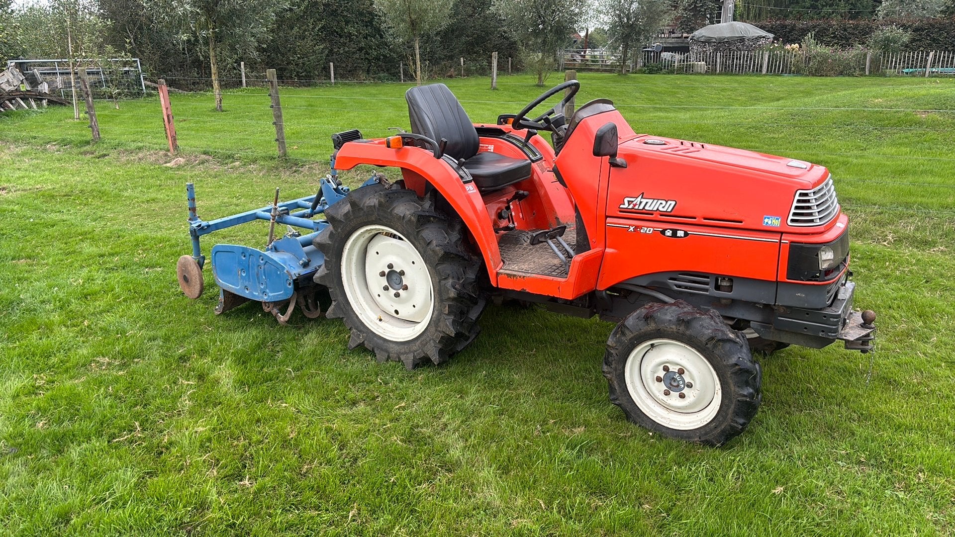 Kubota saturn x20 4 cilinder 24pk 4wd iseki overtop frezen, Ophalen, Fruitteelt, Weidebouw