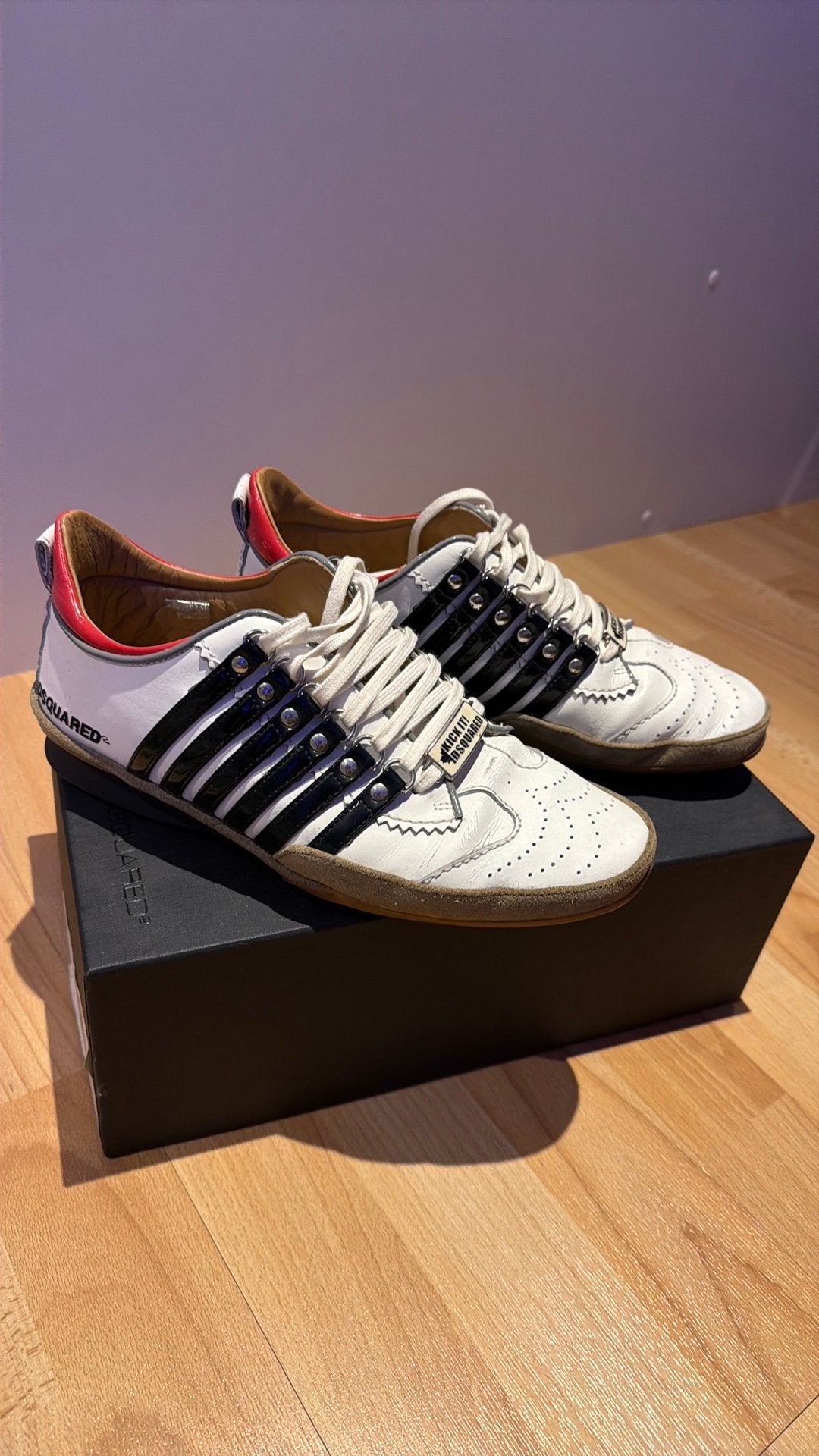 Dsquared heren sneaker, Ophalen of Verzenden, Gedragen, Wit