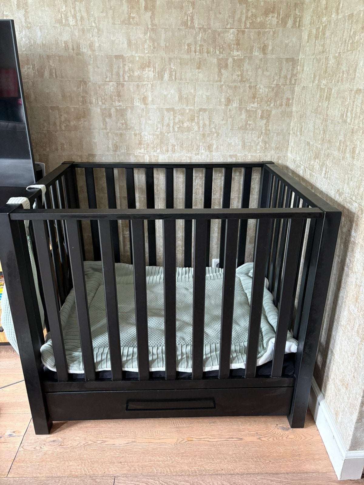 Europe baby Casper Box met lade, boxkleed en matras, Ophalen, Gebruikt, Boxkleed