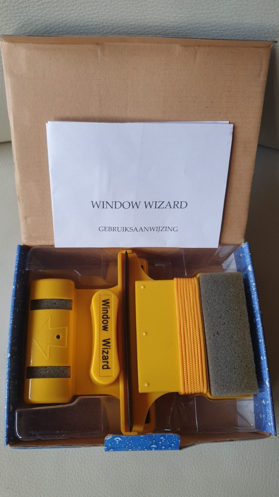 Window Wizard Magnetische Raamwisser - Nieuw in Doos, Ophalen of Verzenden, Raamwisser of Trekker