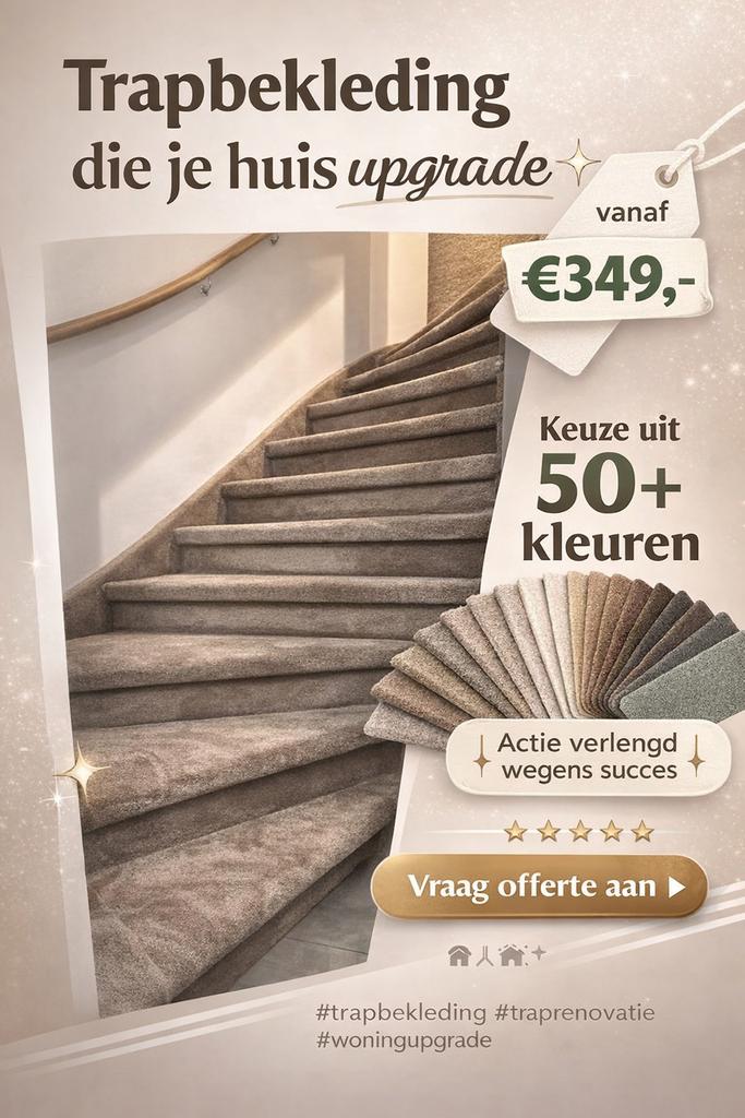 Trapbekleden vanaf €349