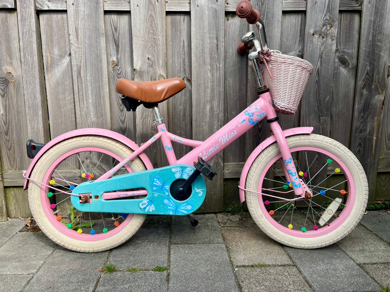 Kinderfiets 16 inch gratis, Ophalen, Gebruikt, Terugtraprem, 16 tot 20 inch