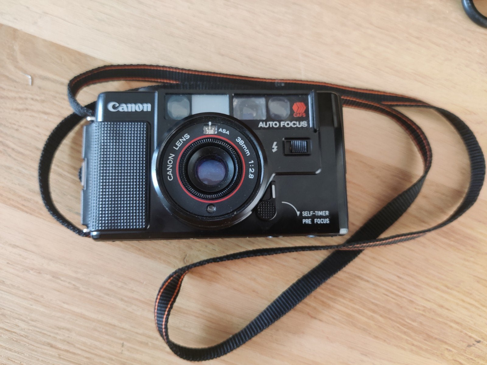 Canon AF35M Compact Camera - Autofocus ,wil niet open !!!, Audio, Tv en Foto, Fotocamera's Analoog, Ophalen of Verzenden, Compact