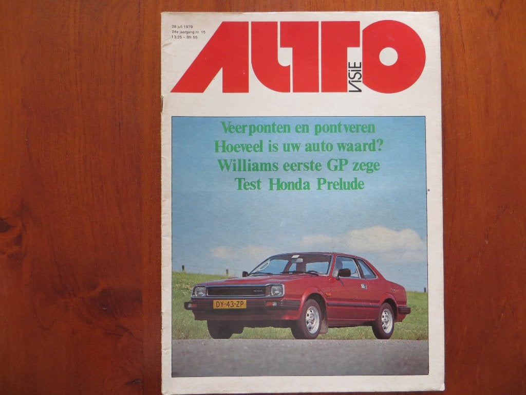 Autovisie 15 1979 Honda Prelude (test), Renault 20 TS, Boeken, Ophalen of Verzenden, Nieuw, Honda