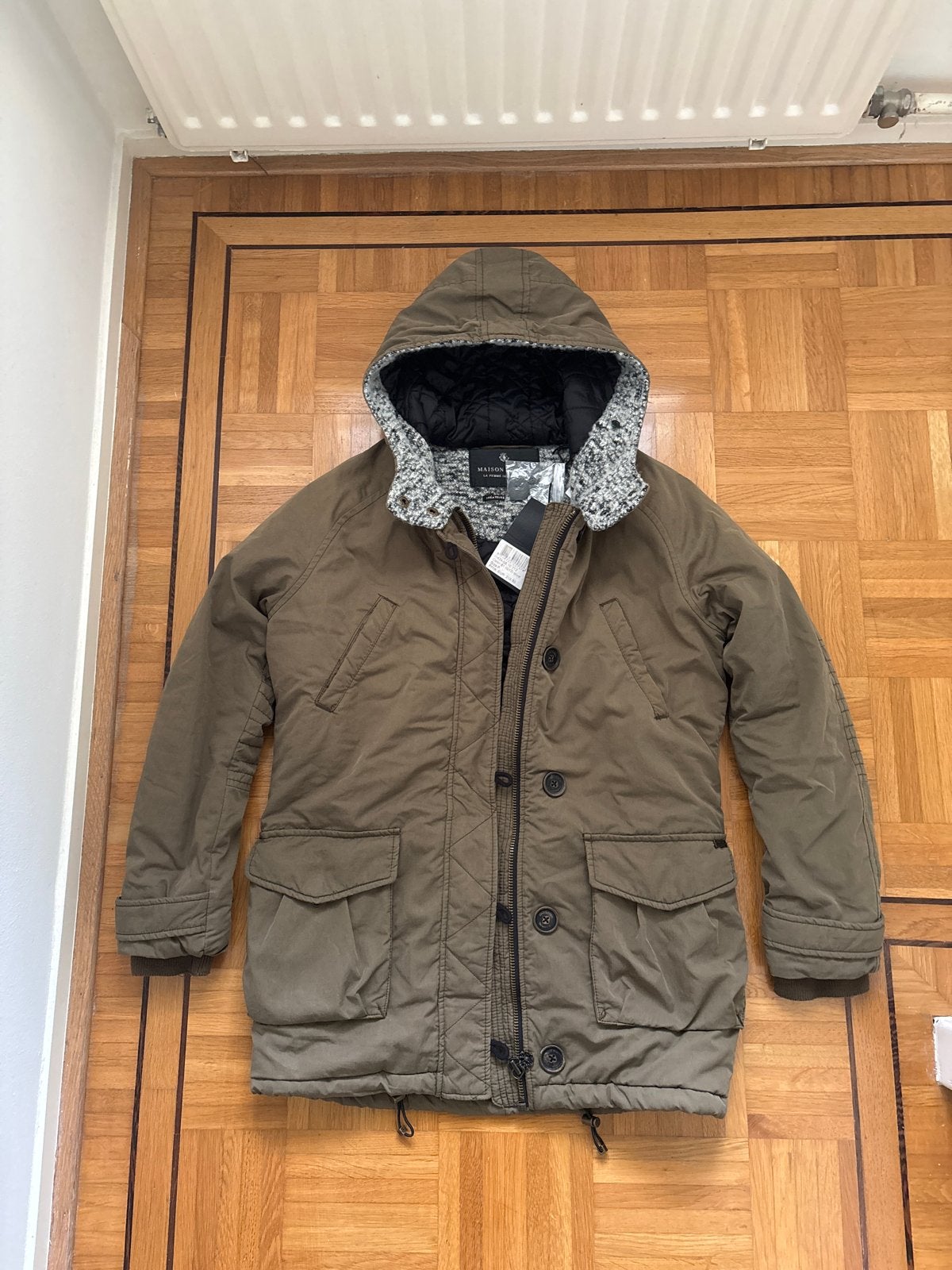Maison Scotch winterjas, maat P (XS), Kleding | Dames, Jassen | Winter, Ophalen of Verzenden, Nieuw, Maat 34 (XS) of kleiner, Groen