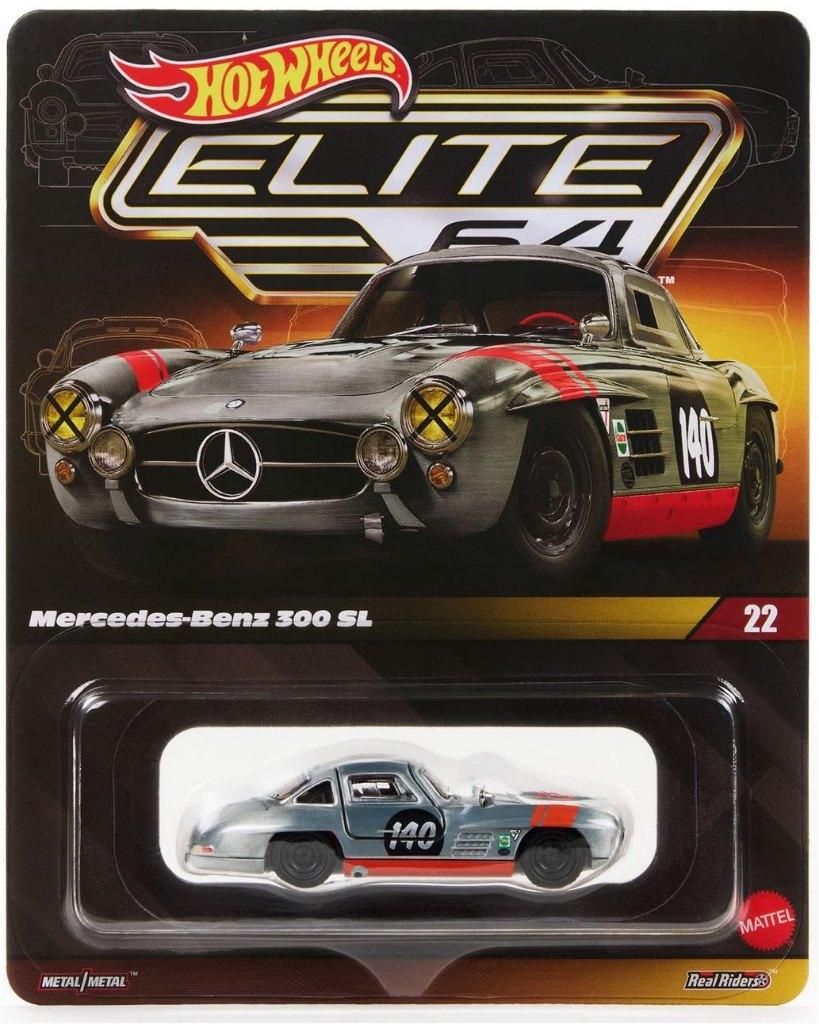 Hot Wheels Premium Elite 64 Mercedes-Benz 300 SL, Ophalen of Verzenden, Nieuw