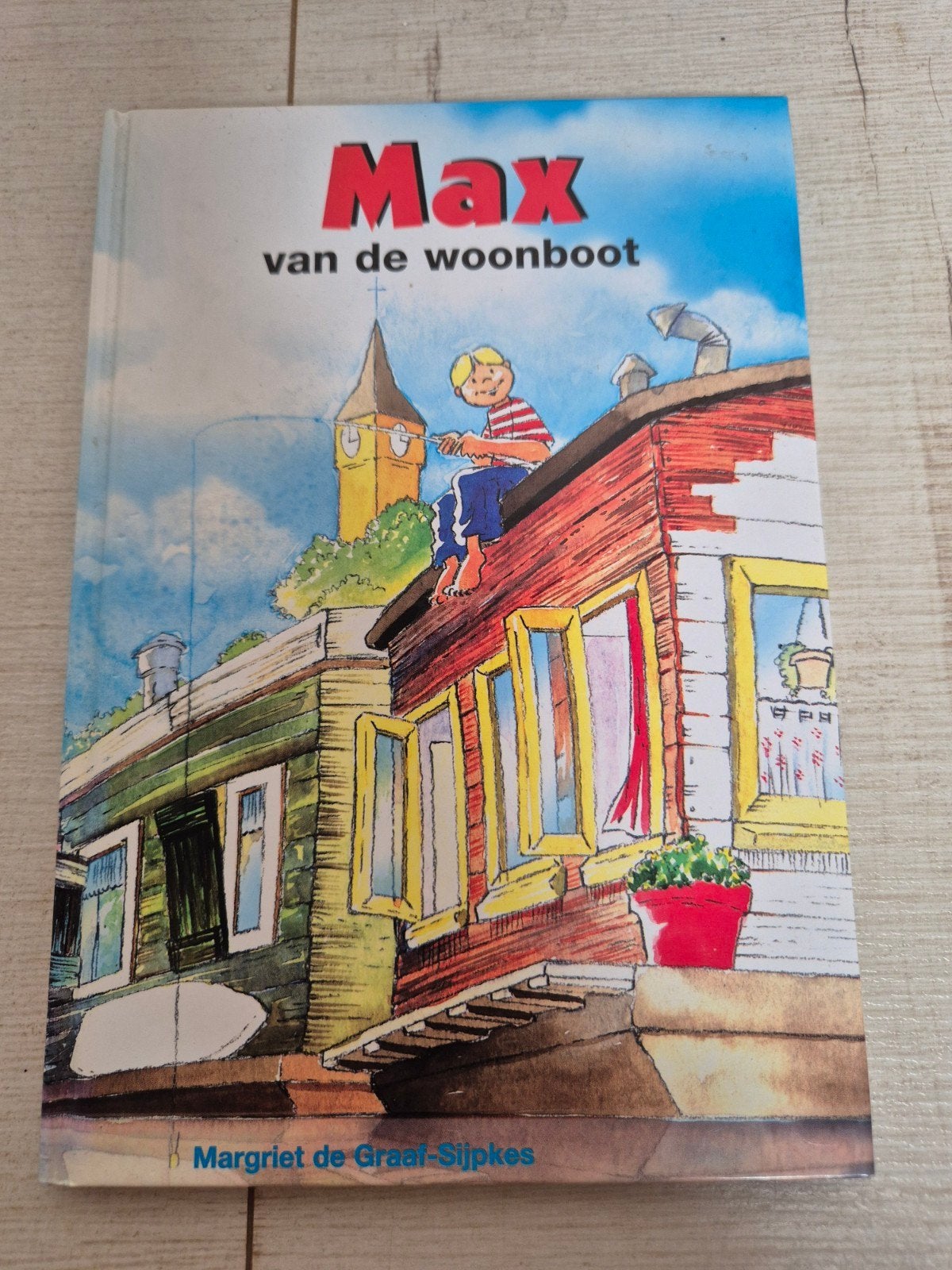 Max van de woonboot, AVI4 7+, als NIEUW, Boeken, Kinderboeken | Jeugd | onder 10 jaar, Ophalen
