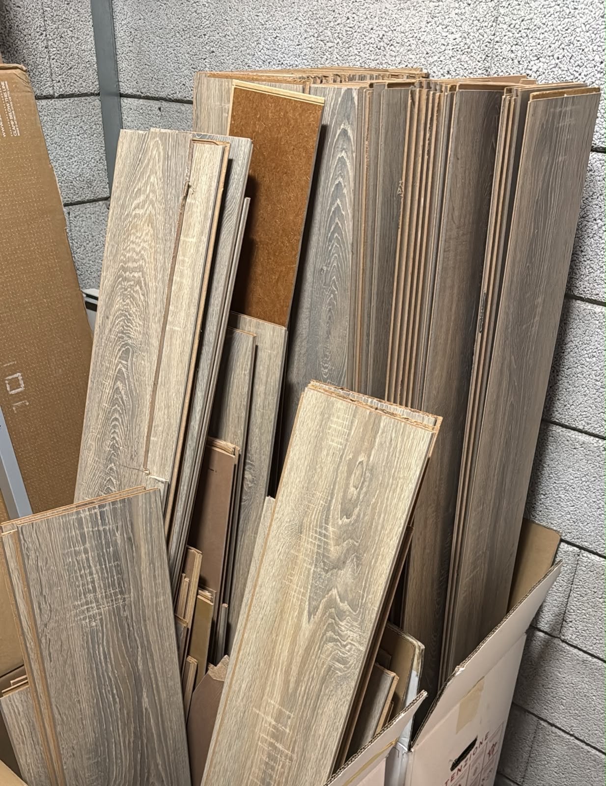 Laminaatvloerdelen - 30/35m2, Ophalen, Gebruikt, 50 tot 150 cm, 5 tot 10 m²