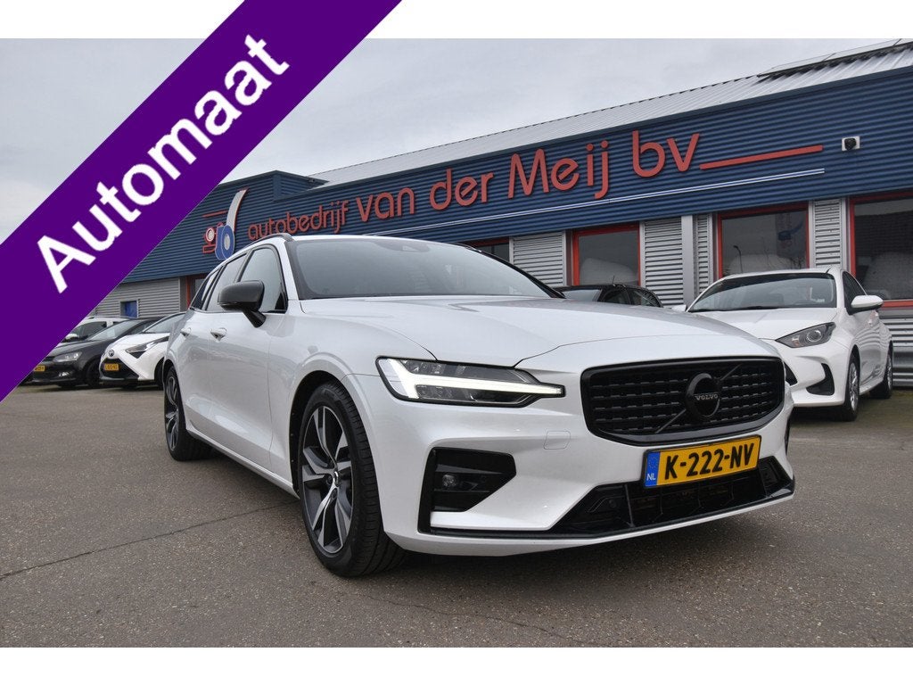 Volvo V60 2.0 B4 R-Design , VIRTUAL COCKPIT , NAVI ,ST + STU, Auto's, Volvo, 4 cilinders, 1969 cc, Leder en Stof, Wit