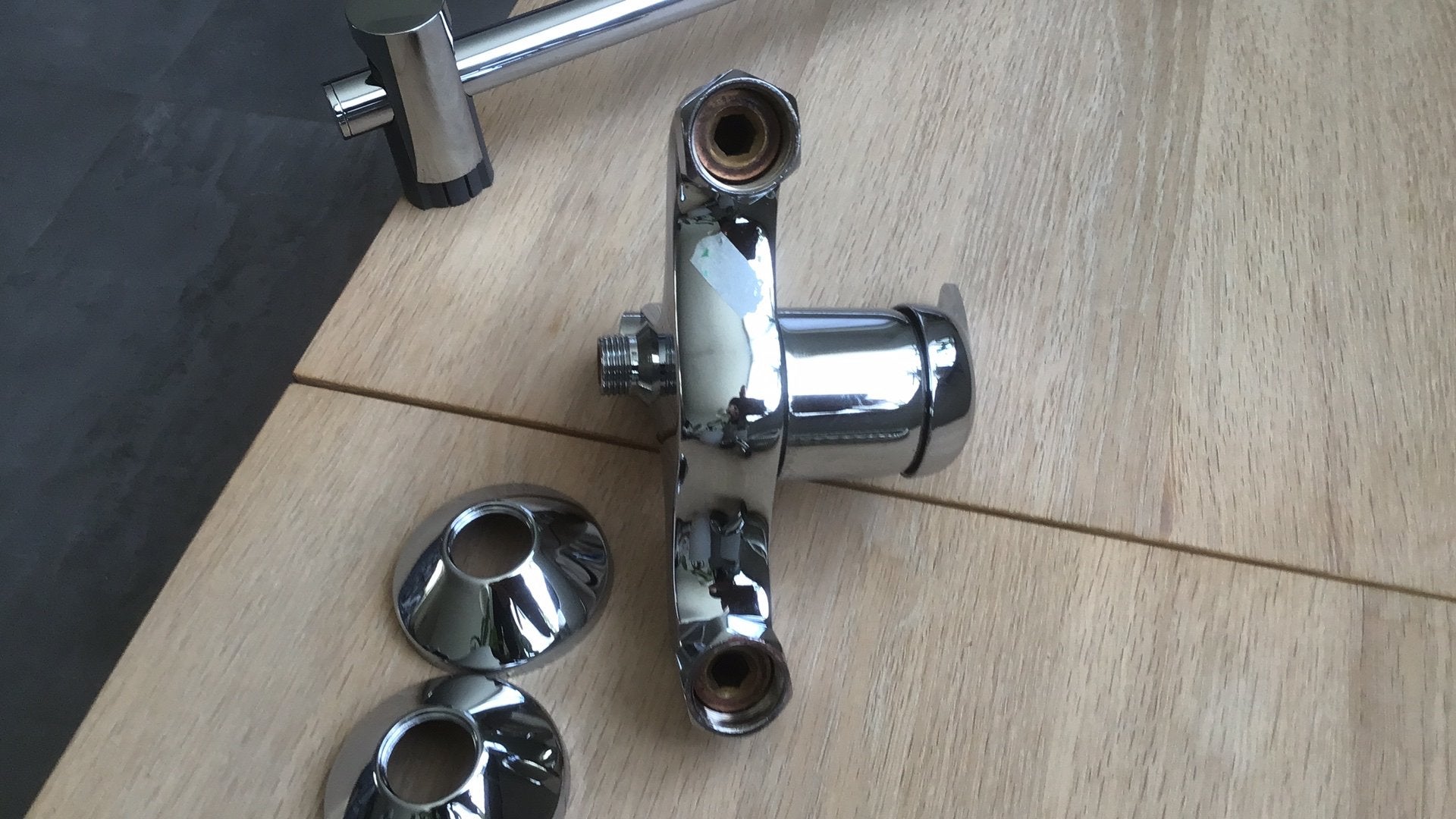 Douchebad set Ideal Standard - Kraan, handdouche, glijstang, Ophalen of Verzenden, Zo goed als nieuw, Chroom, Douche