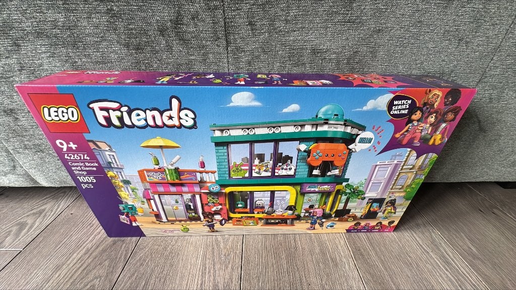 Lego Friends 42674 Stripboeken- en gamewinkel NIEUW in Doos, Nieuw, Friends, Ophalen of Verzenden, Complete set