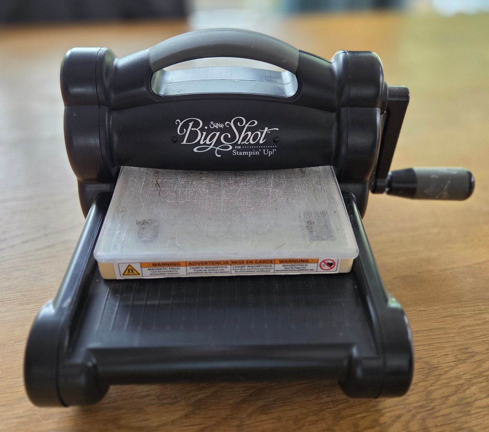 Big Shot Stansmachine - Handmatige Snij- en Embossmach, Hobby en Vrije tijd, Knutselen, Geschikt voor karton, Gebruikt, Overige thema's