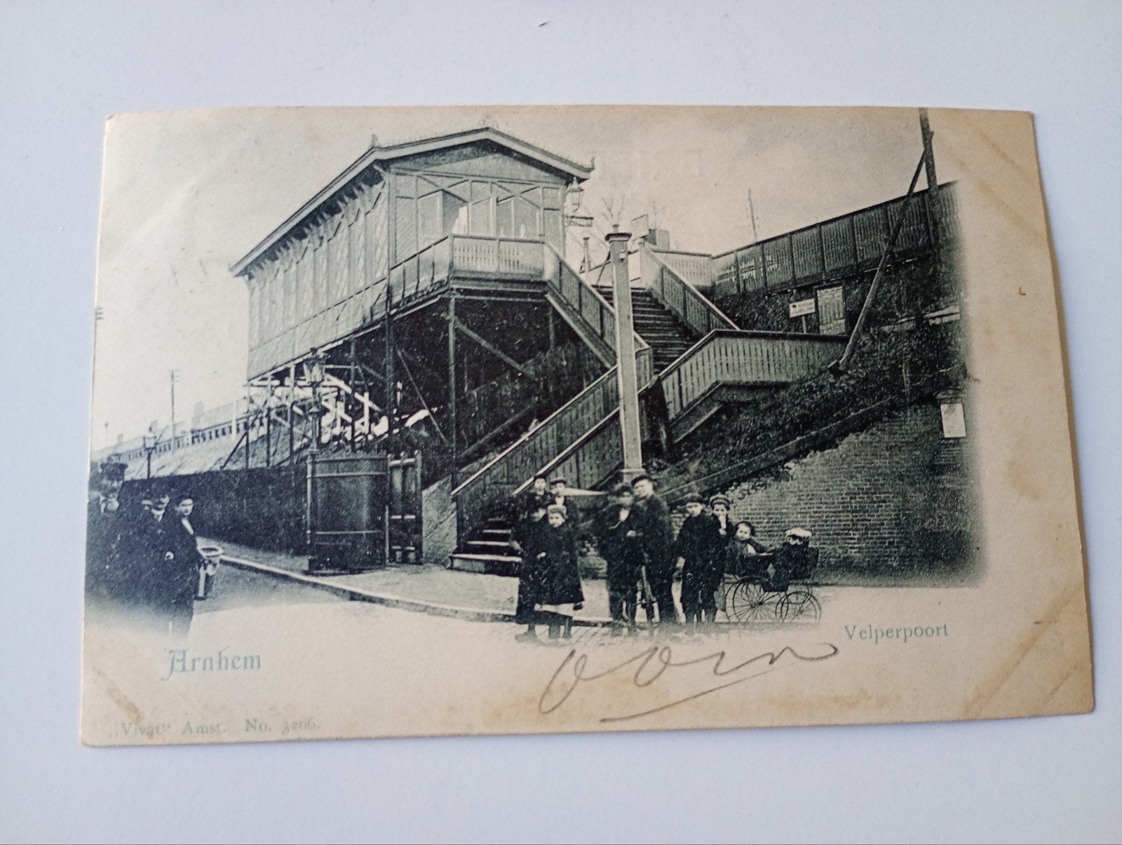 Arnhem Station Velperpoort 1903, Ophalen of Verzenden, Voor 1920, Gelopen, Gelderland