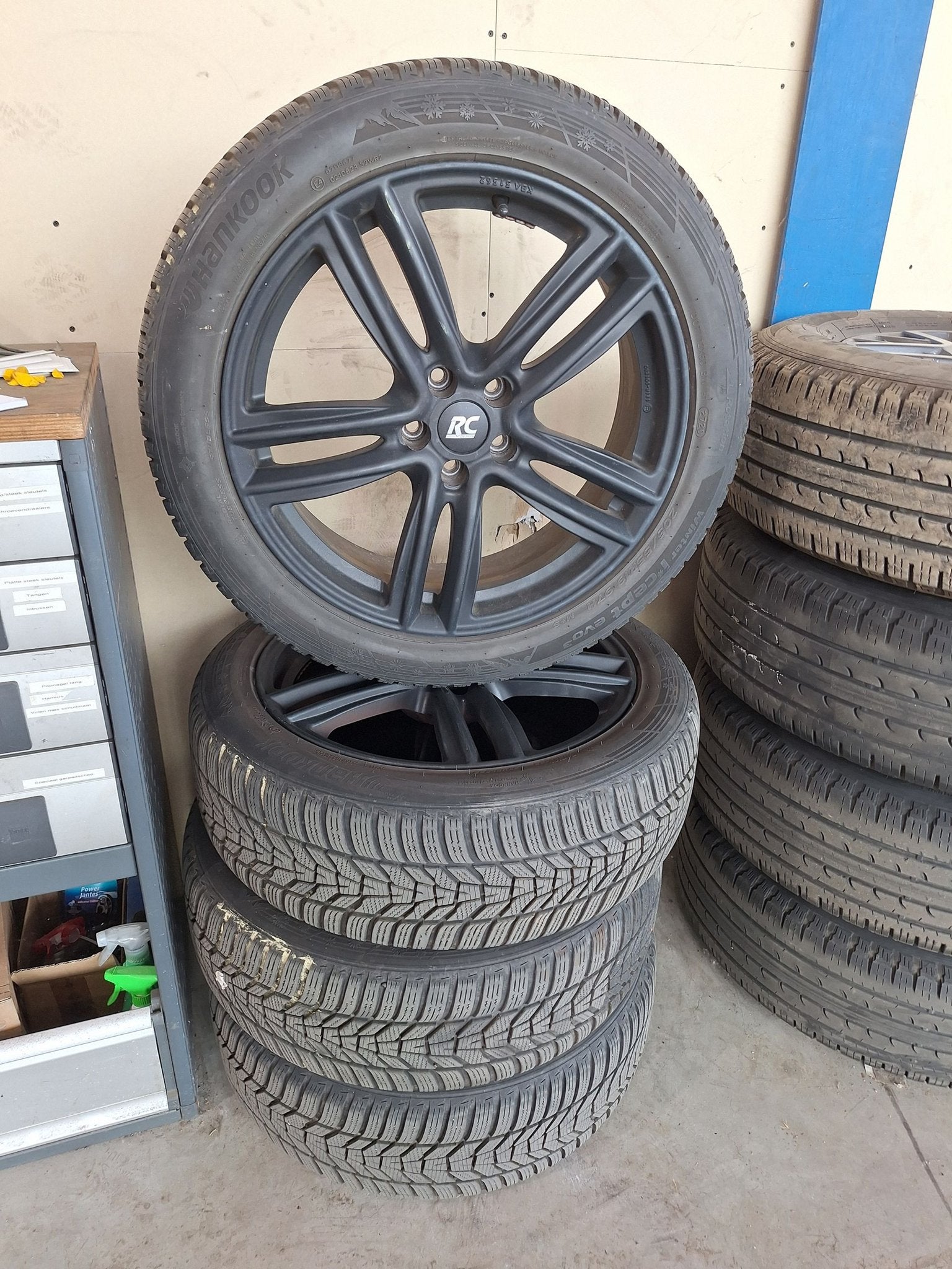 Citroen C5 Aircross Winterset 19 Inch, Auto-onderdelen, Gebruikt, -, -, Banden en Velgen