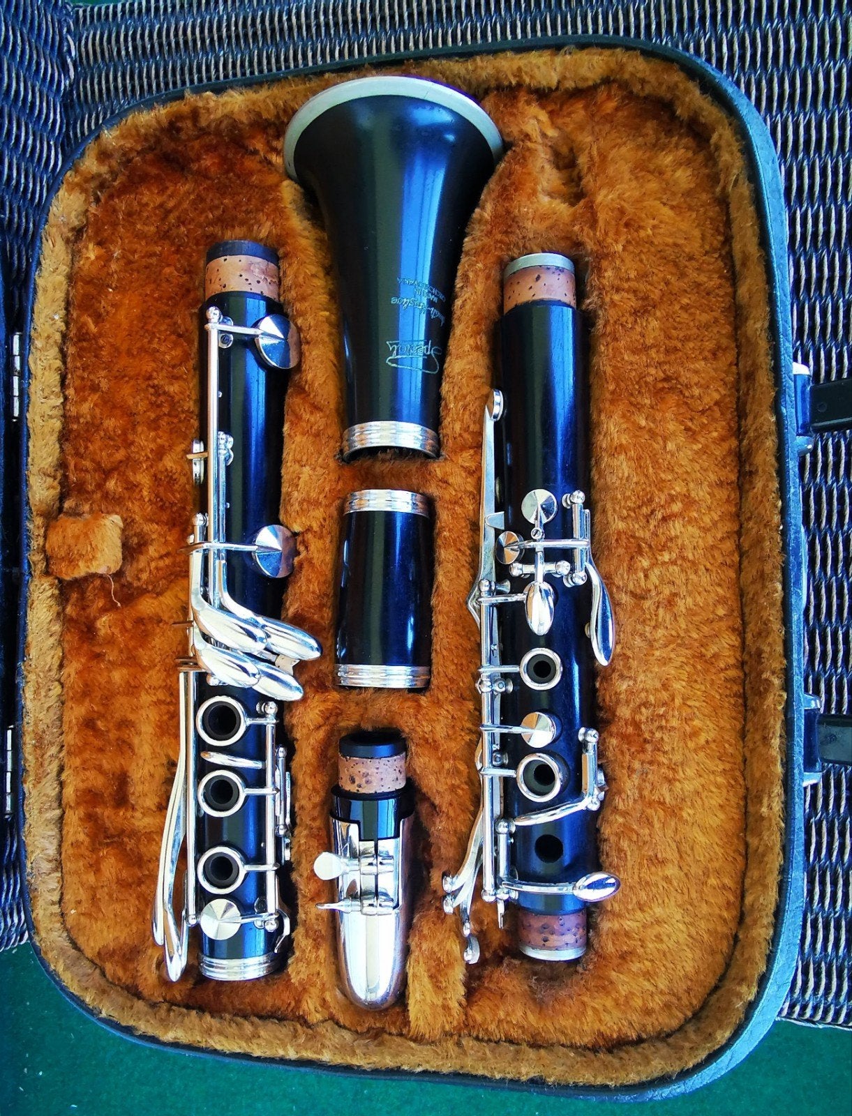 Amati-Kraslice Special Klarinet met koffer, Muziek en Instrumenten, Bes-klarinet, Gebruikt, Ophalen of Verzenden, Met koffer