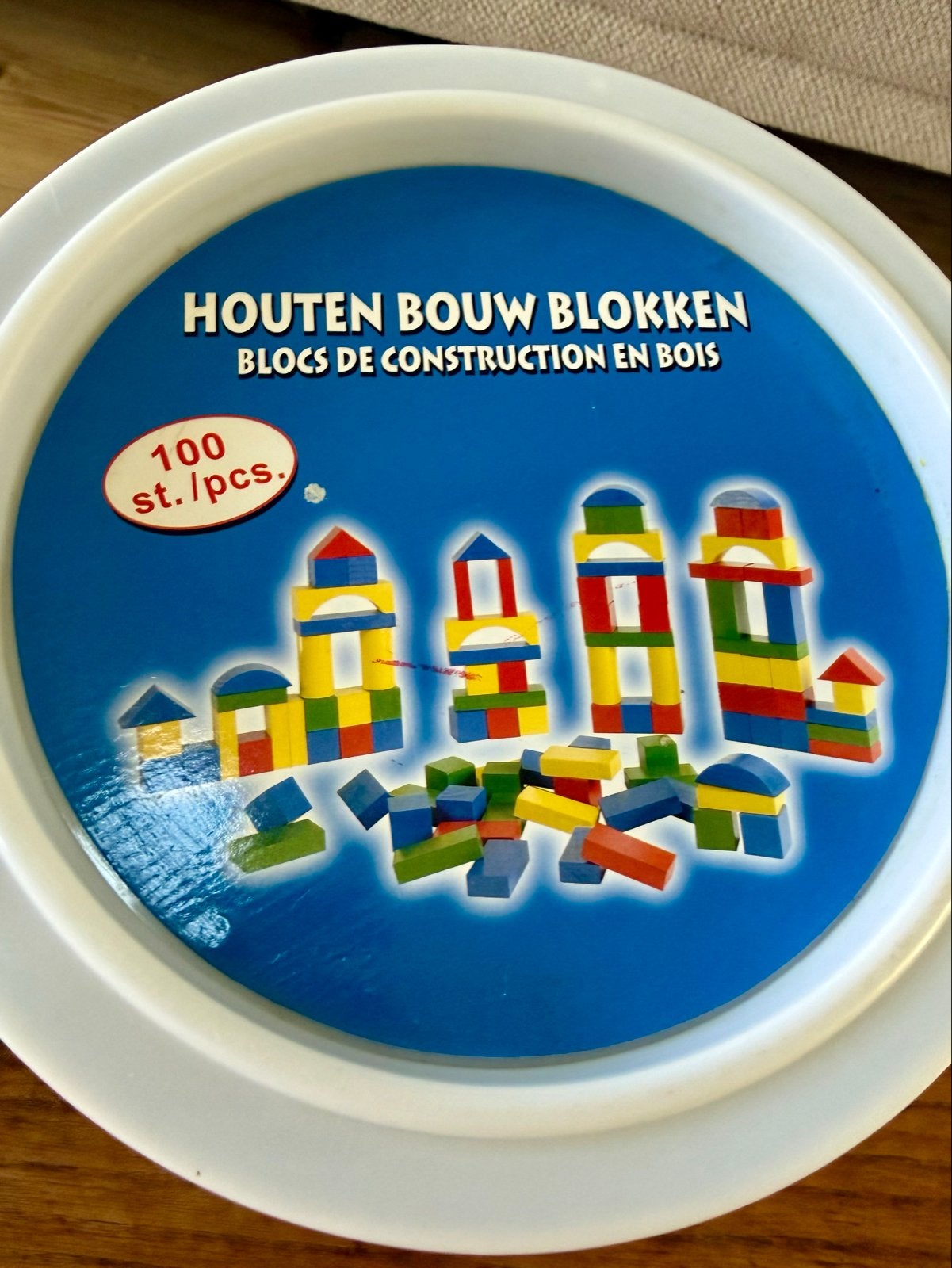 Houten Bouwblokken - 100 Stuks in Emmer, Ophalen, Gebruikt, Overige merken