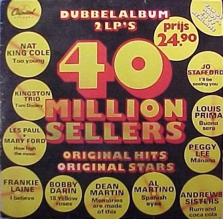 LP - Various ‎– 40 Million Sellers, Cd's en Dvd's, Gebruikt, Ophalen of Verzenden, Pop, Dubbel-LP