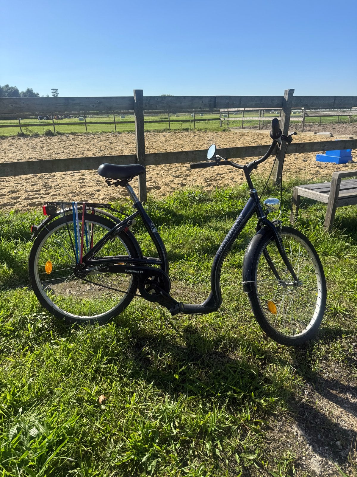 Prophete Comfortfiets met lage instap en fietstassen, Fietsen en Brommers, 50 tot 53 cm, Trommelrem, Ophalen, Overige merken