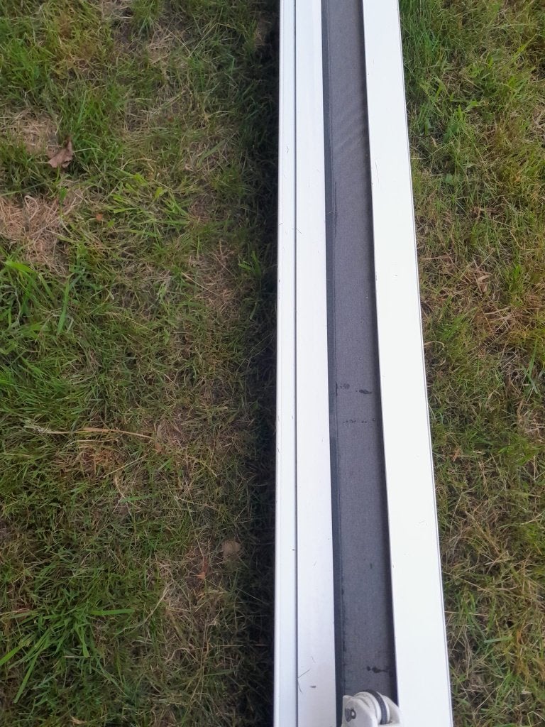 Luifel voor huis, Ophalen, Gebruikt, 450 cm of meer, Elektrisch