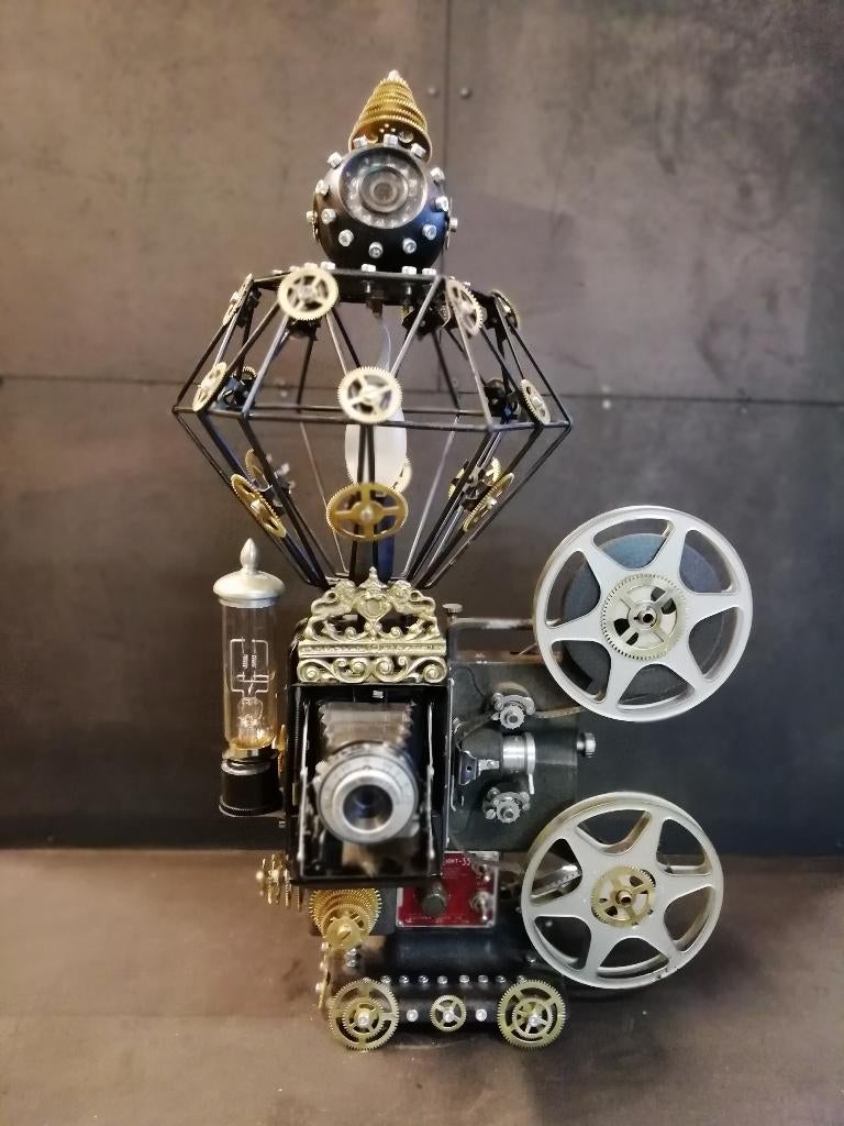 Te koop projector camera lamp, Ophalen of Verzenden, Nieuw, Steampunk, 50 tot 75 cm