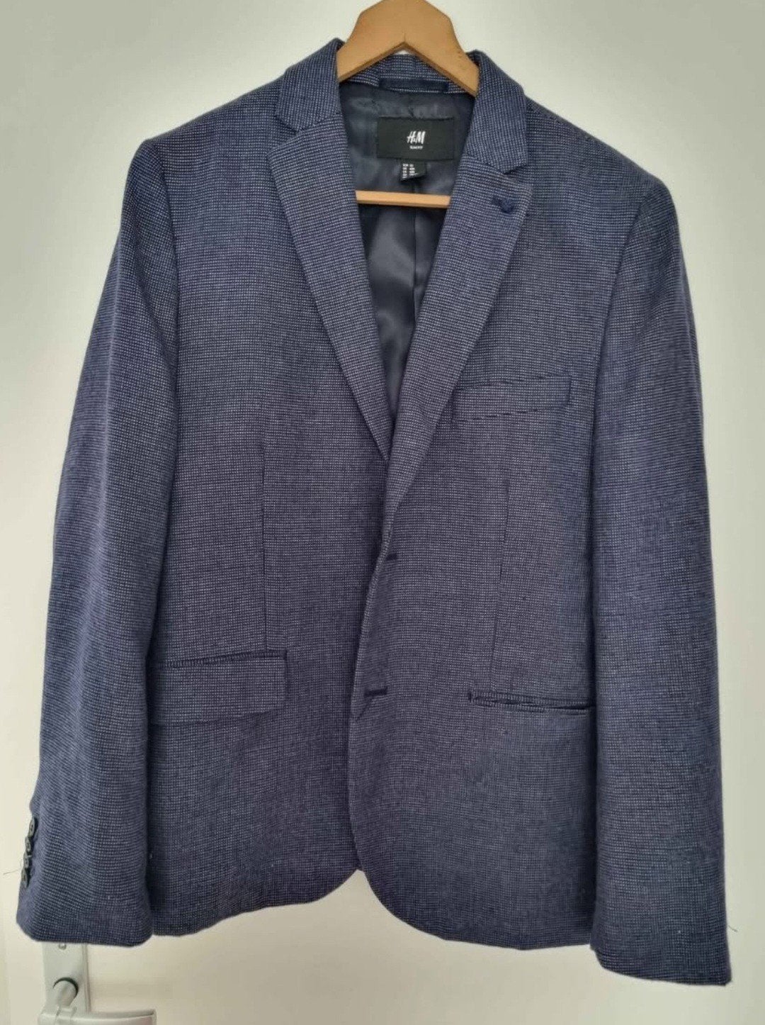 Blazer heren slim fit maat 50 H&M, Ophalen, Zo goed als nieuw, Maat 48/50 (M), Grijs