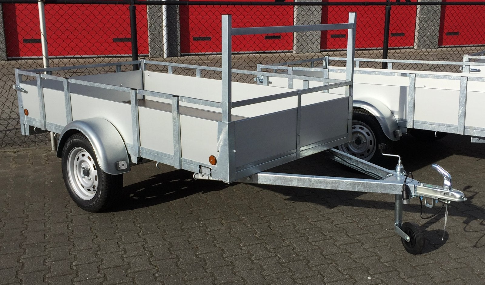 Nieuwe aluminium aanhangwagen aanhanger, Ophalen, Nieuw