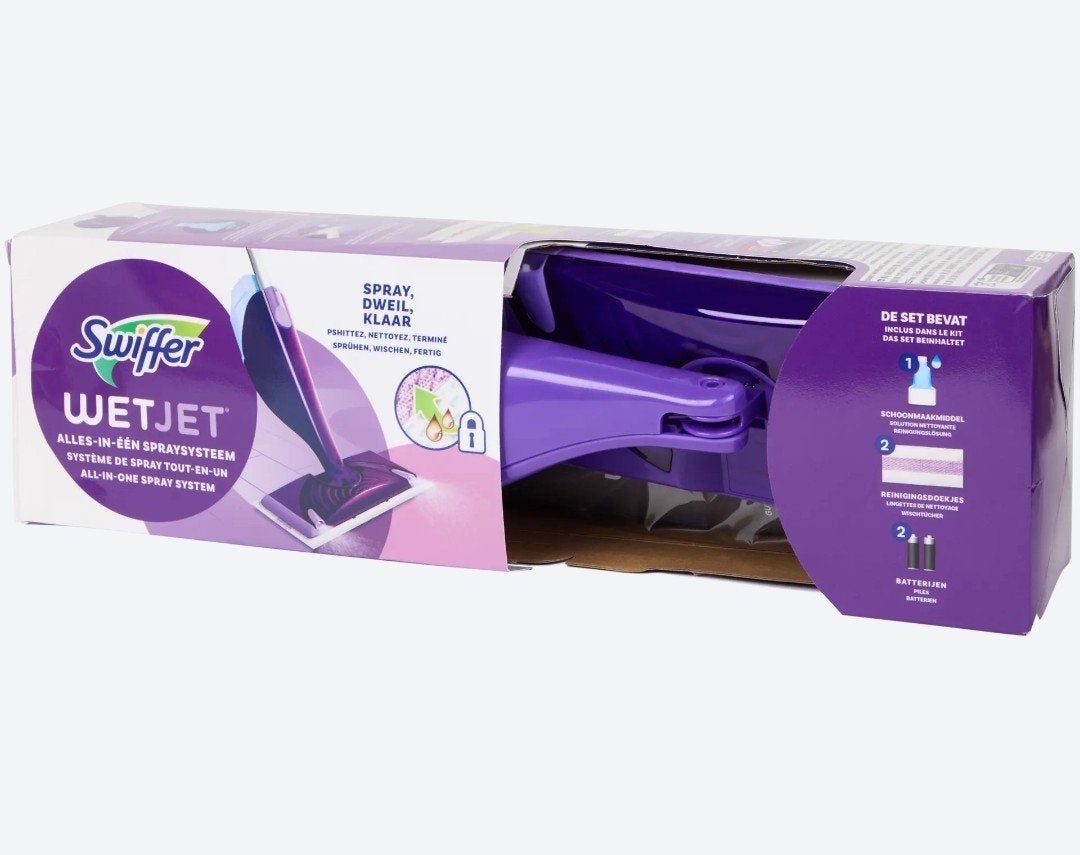 Swiffer WetJet systeem compleet met extra's, Ophalen, Mop of Dweil